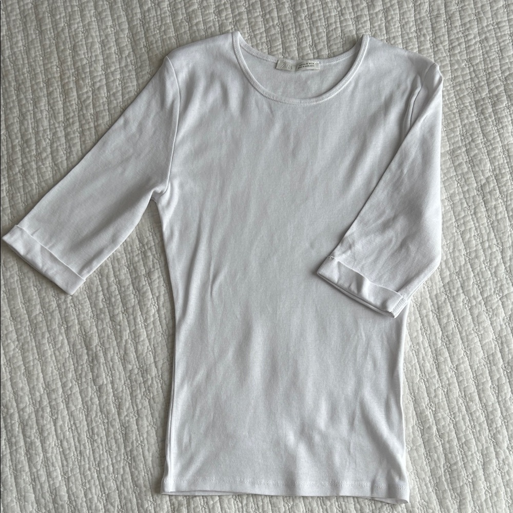 Zara Classic White Tee